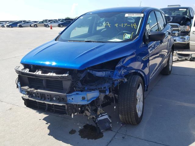 1FMCU0F7XHUB96003 - 2017 FORD ESCAPE S BLUE photo 2