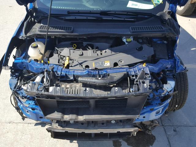 1FMCU0F7XHUB96003 - 2017 FORD ESCAPE S BLUE photo 7