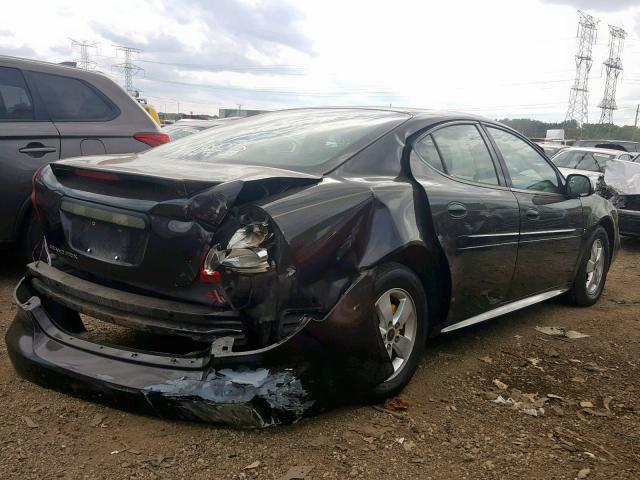 2G2WP552081185250 - 2008 PONTIAC GRAND PRIX BROWN photo 4