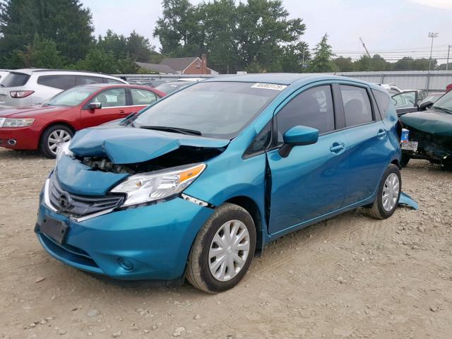 3N1CE2CP7FL432859 - 2015 NISSAN VERSA NOTE BLUE photo 2