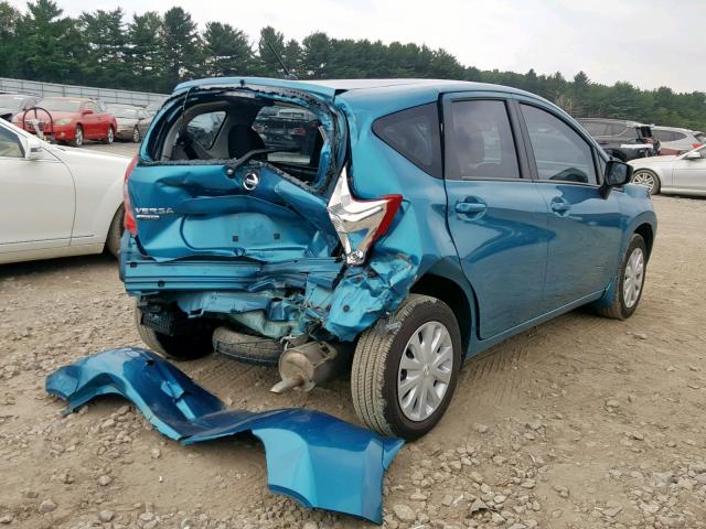 3N1CE2CP7FL432859 - 2015 NISSAN VERSA NOTE BLUE photo 4