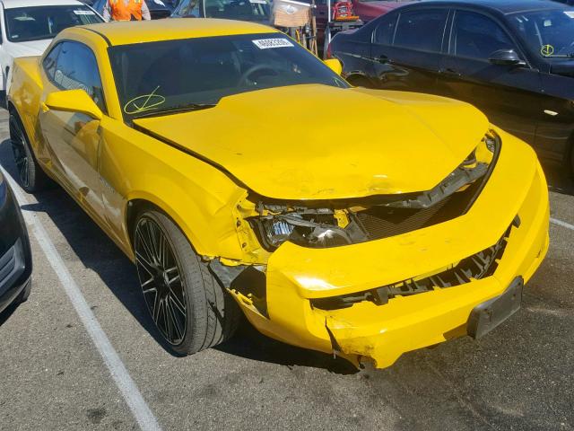 2G1FA1ED9B9104657 - 2011 CHEVROLET CAMARO LS YELLOW photo 1