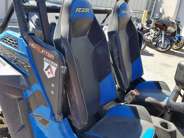 4XAVCE878HB684203 - 2017 POLARIS RZR 4 900 BLUE photo 6