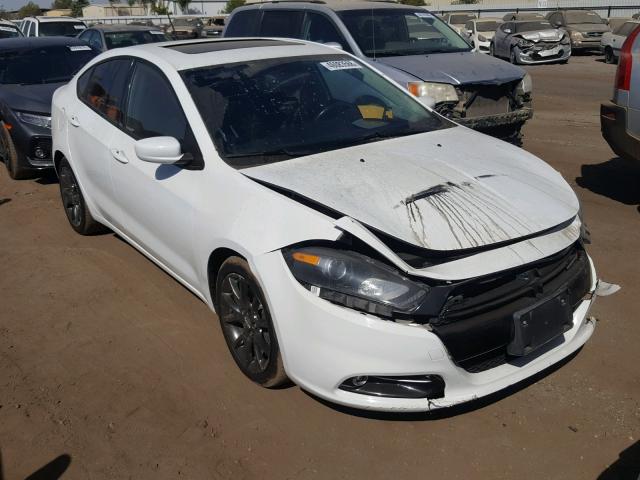 1C3CDFBAXDD337837 - 2013 DODGE DART SXT WHITE photo 1