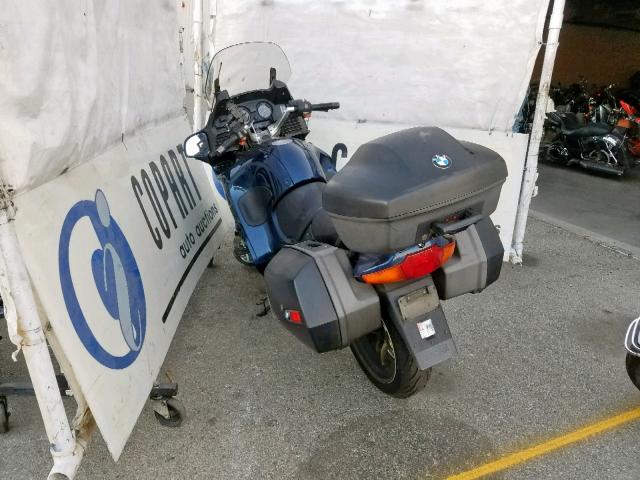 WB10499A73ZE89789 - 2003 BMW R1150 RT BLUE photo 3