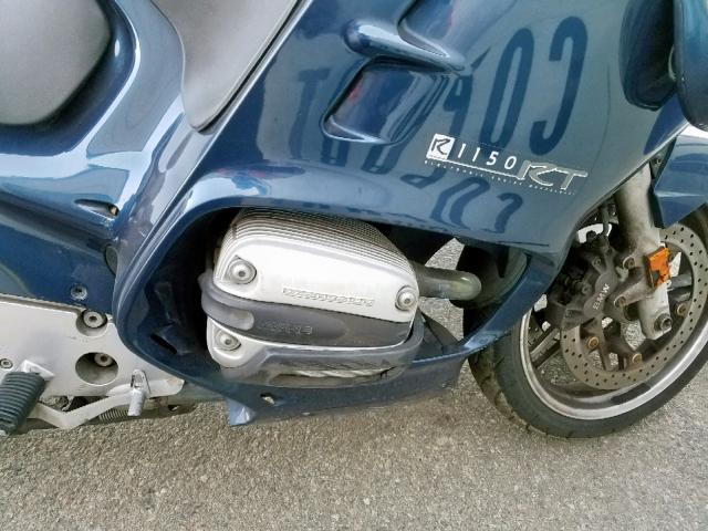 WB10499A73ZE89789 - 2003 BMW R1150 RT BLUE photo 7