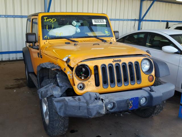 1C4AJWAG7DL521771 - 2013 JEEP WRANGLER S ORANGE photo 1