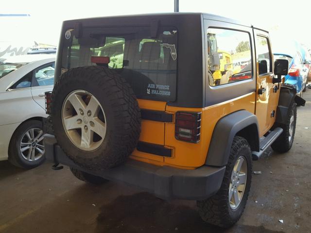 1C4AJWAG7DL521771 - 2013 JEEP WRANGLER S ORANGE photo 4