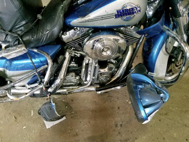 1HD1FCW105Y605373 - 2005 HARLEY-DAVIDSON FLHTCUI BLUE photo 7