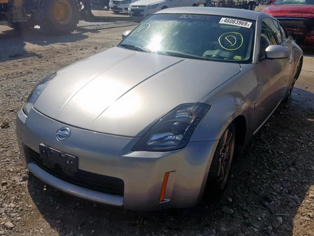 JN1AZ34E83T003235 - 2003 NISSAN 350Z COUPE SILVER photo 2