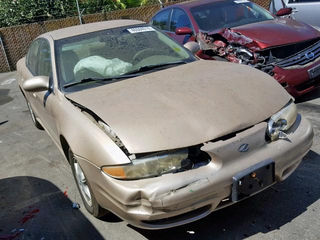 1G3NL52E0YC397982 - 2000 OLDSMOBILE ALERO GL TAN photo 1