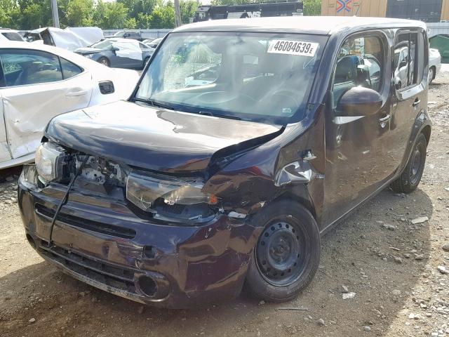 JN8AZ2KR6BT206818 - 2011 NISSAN CUBE BASE PURPLE photo 2