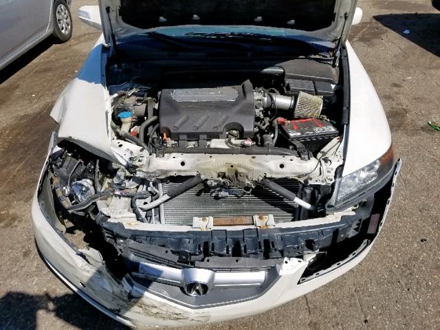 19UUA66236A069487 - 2006 ACURA 3.2TL WHITE photo 7