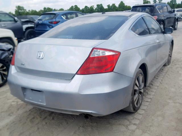 1HGCS12839A017559 - 2009 HONDA ACCORD EXL SILVER photo 4