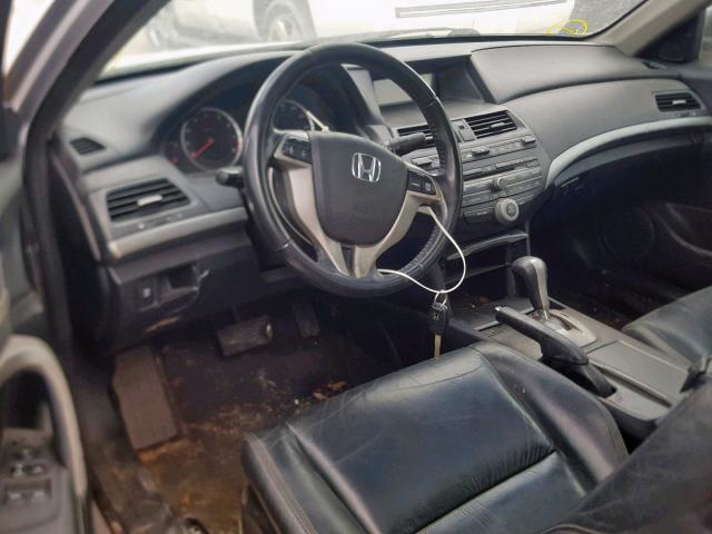 1HGCS12839A017559 - 2009 HONDA ACCORD EXL SILVER photo 9