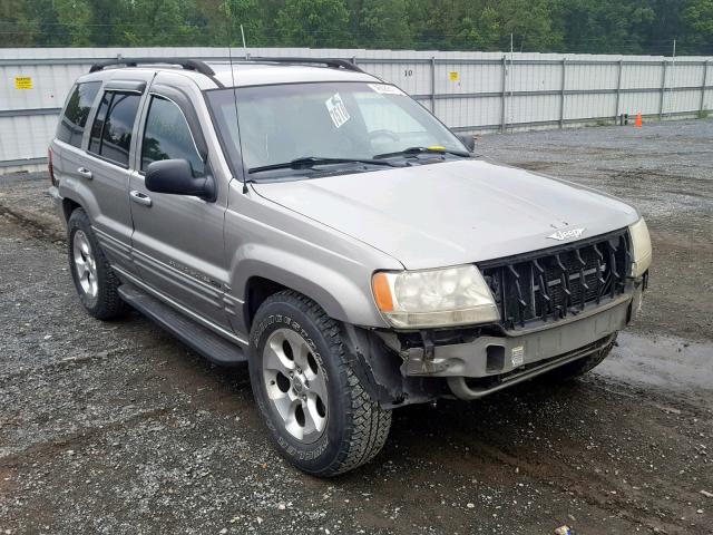 1J4GW58N41C686273 - 2001 JEEP GRAND CHER GRAY photo 1