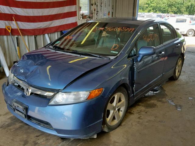 2HGFA169X8H524106 - 2008 HONDA CIVIC EXL 蓝色 照片 2