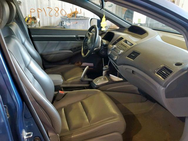 2HGFA169X8H524106 - 2008 HONDA CIVIC EXL 蓝色 照片 5