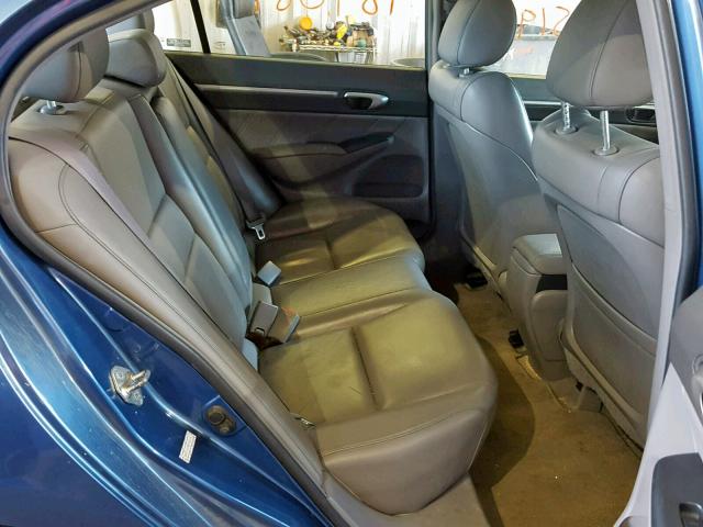 2HGFA169X8H524106 - 2008 HONDA CIVIC EXL 蓝色 照片 6