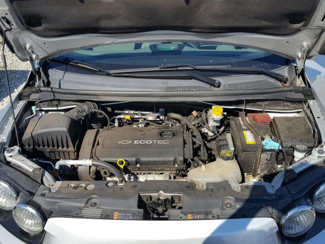 1G1JA5SHXD4238785 - 2013 CHEVROLET SONIC LS 银色 照片 7