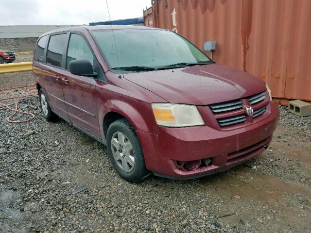 2D8HN44E49R515346 - 2009 DODGE GRAND CARA MAROON photo 1