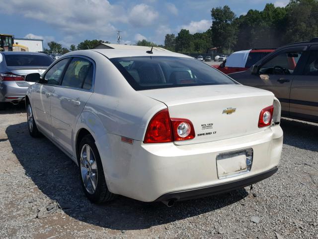 1G1ZD5EB0AF226856 - 2010 CHEVROLET MALIBU 2LT WHITE photo 3