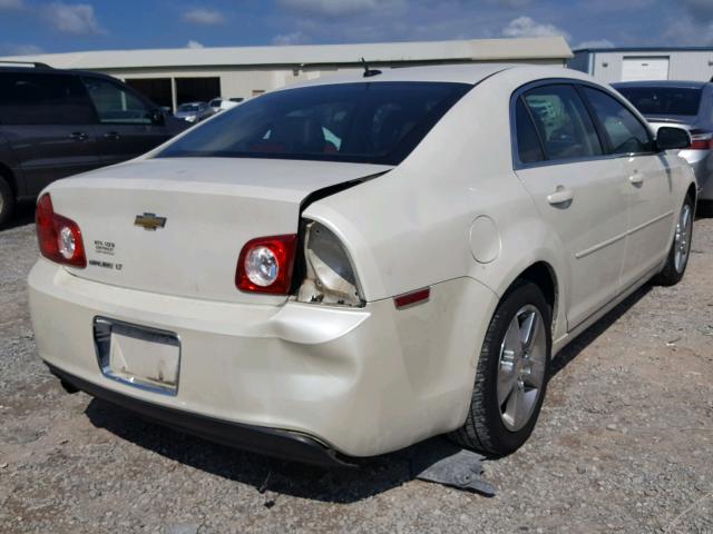 1G1ZD5EB0AF226856 - 2010 CHEVROLET MALIBU 2LT WHITE photo 4