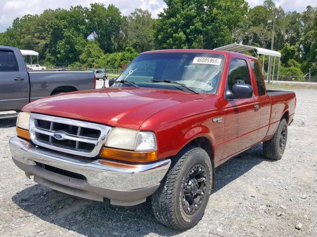 1FTYR14X9YTA89065 - 2000 FORD RANGER SUP RED photo 2