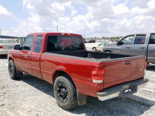 1FTYR14X9YTA89065 - 2000 FORD RANGER SUP RED photo 3