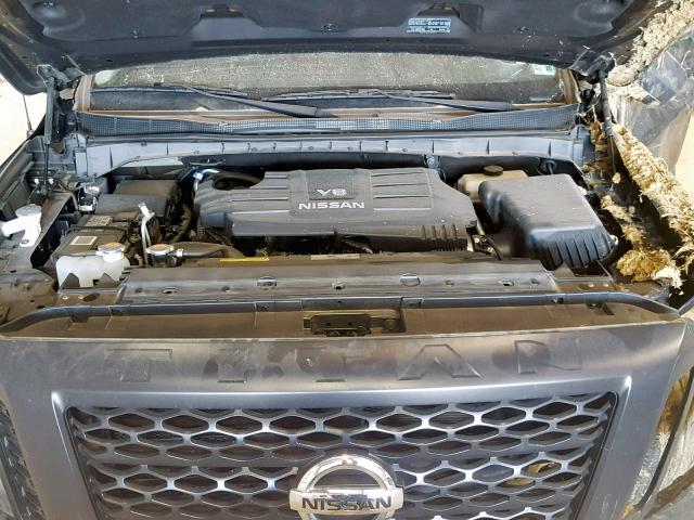 1N6AA1CK3HN557064 - 2017 NISSAN TITAN S BLACK photo 7