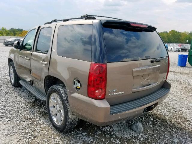 1GKFC13067R249299 - 2007 GMC YUKON BROWN photo 3