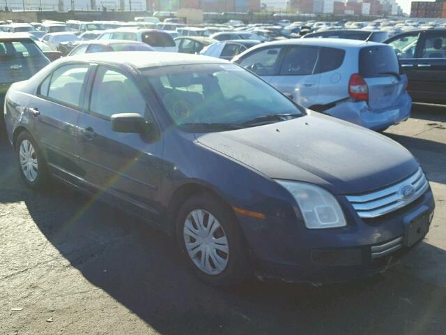 3FAHP06Z57R121837 - 2007 FORD FUSION S BLUE photo 1