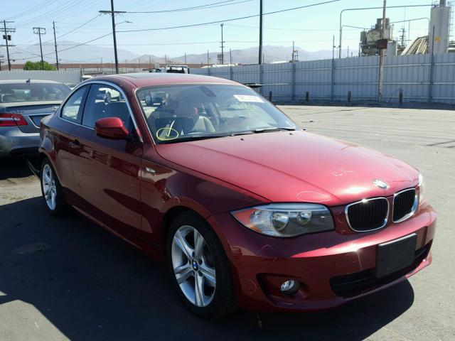 WBAUP9C55CVS94234 - 2012 BMW 128 I BURGUNDY photo 1