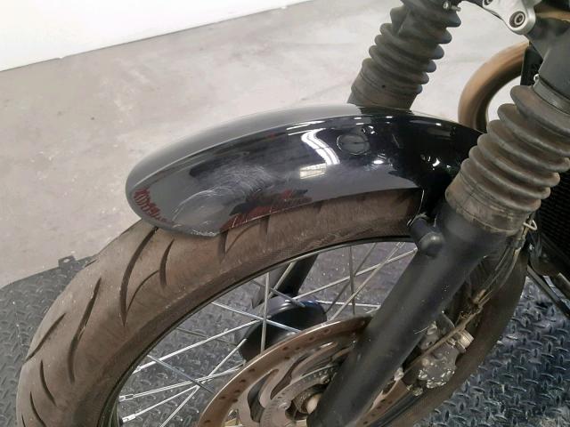SMTD42HL1HT801922 - 2017 TRIUMPH MOTORCYCLE BONNEVILLE BLACK photo 9