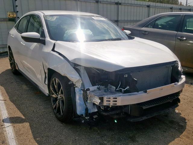 SHHFK7G4XKU200781 - 2019 HONDA CIVIC SPOR WHITE photo 1