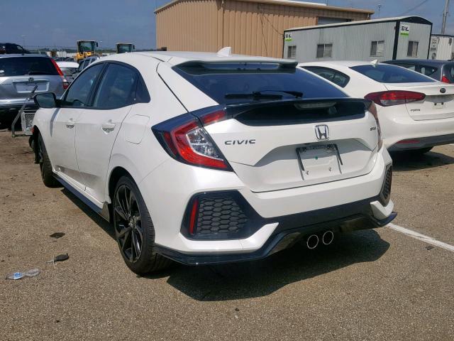 SHHFK7G4XKU200781 - 2019 HONDA CIVIC SPOR WHITE photo 3
