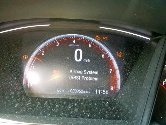 SHHFK7G4XKU200781 - 2019 HONDA CIVIC SPOR WHITE photo 8