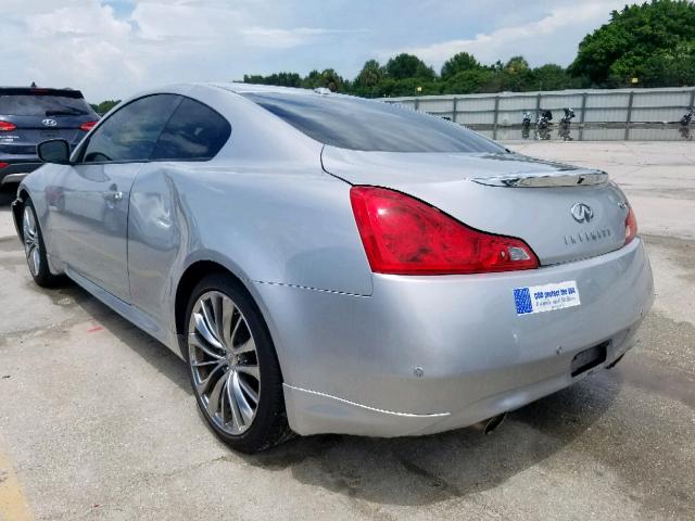 JN1CV6EK6DM920308 - 2013 INFINITI G37 JOURNE SILVER photo 3