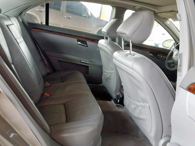 WDDNG71X07A040899 - 2007 MERCEDES-BENZ S 550 GRAY photo 6