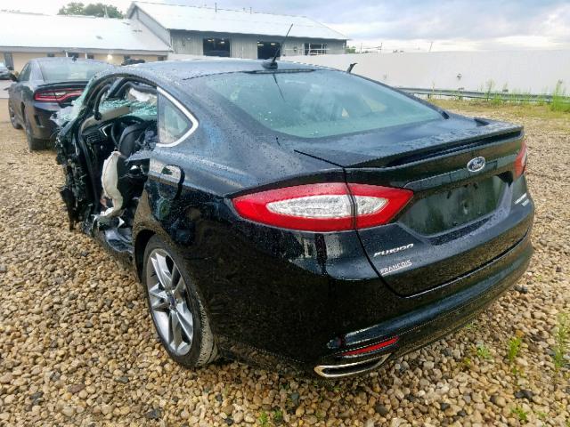 3FA6P0K94GR324876 - 2016 FORD FUSION TIT BLACK photo 3