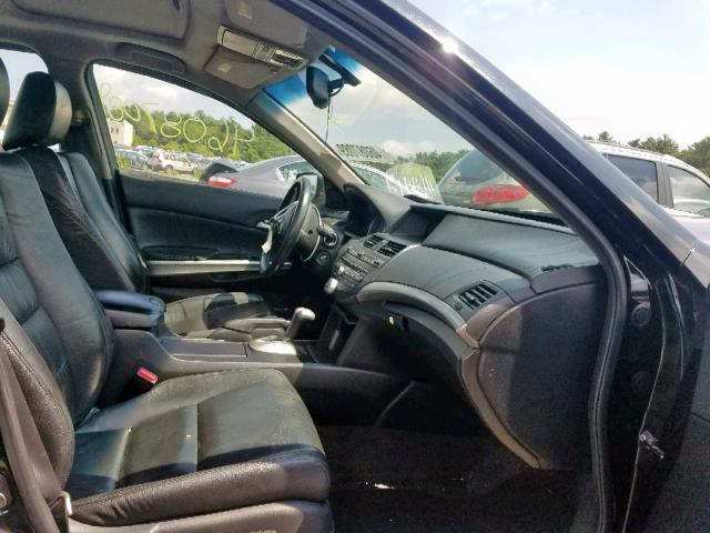 1HGCP36878A064423 - 2008 HONDA ACCORD EXL BLACK photo 5