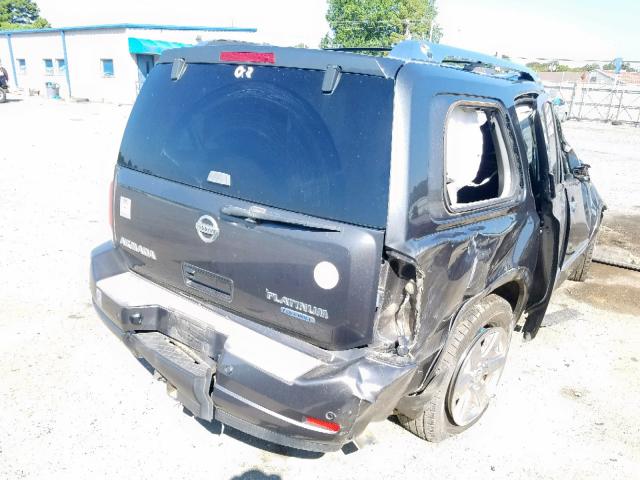 5N1BA0NF4BN604915 - 2011 NISSAN ARMADA PLA GRAY photo 4