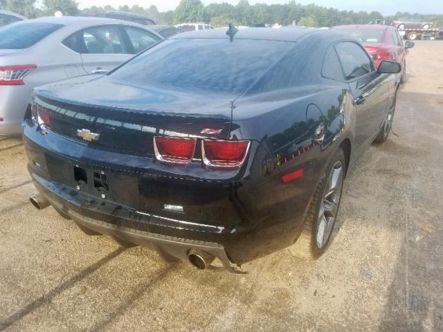 2G1FT1EW1B9162077 - 2011 CHEVROLET CAMARO 2SS BLACK photo 4