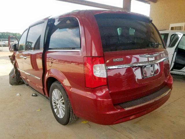 2C4RC1CG0FR561665 - 2015 CHRYSLER TOWN & COU MAROON photo 3