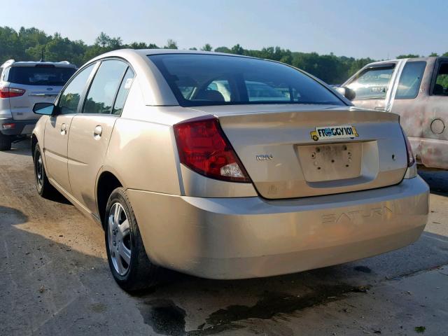 1G8AJ52F44Z228398 - 2004 SATURN ION LEVEL TAN photo 3
