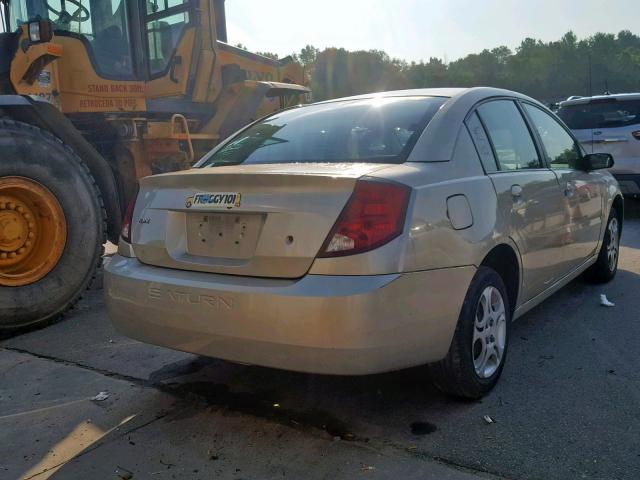 1G8AJ52F44Z228398 - 2004 SATURN ION LEVEL TAN photo 4