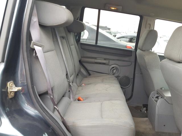 1J8HG48K76C328138 - 2006 JEEP COMMANDER Mavi foto 6