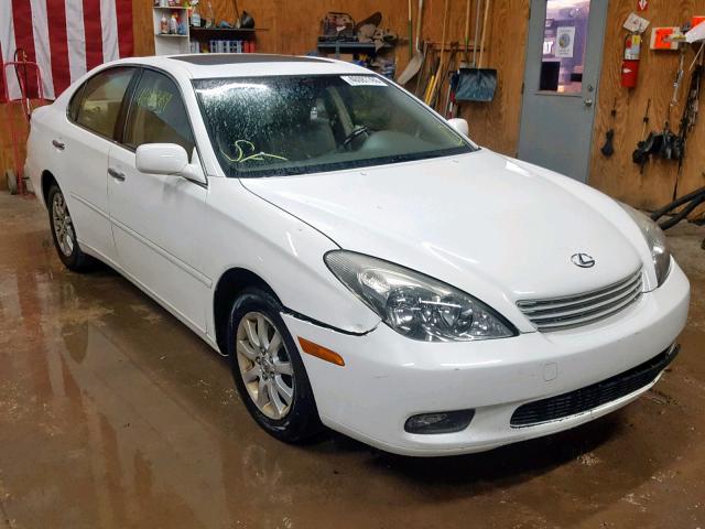 JTHBF30G430141307 - 2003 LEXUS ES 300 WHITE photo 1