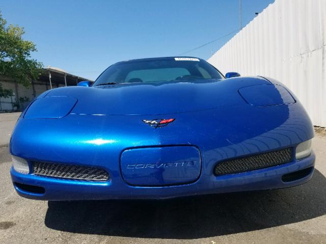 1G1YY12S025124199 - 2002 CHEVROLET CORVETTE Z BLUE photo 9