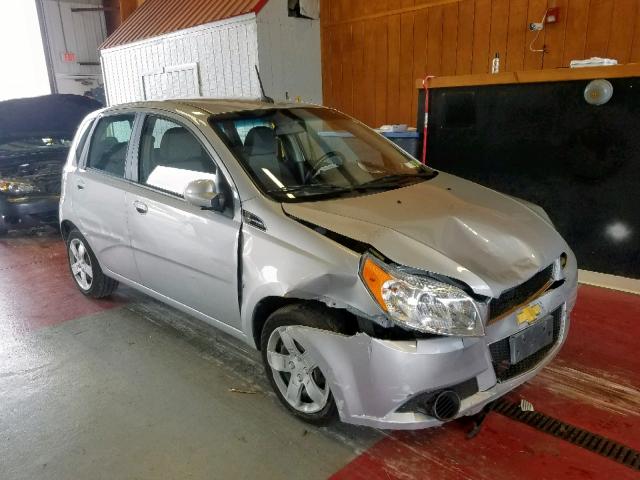 KL1TD66E79B668622 - 2009 CHEVROLET AVEO LS SILVER photo 1